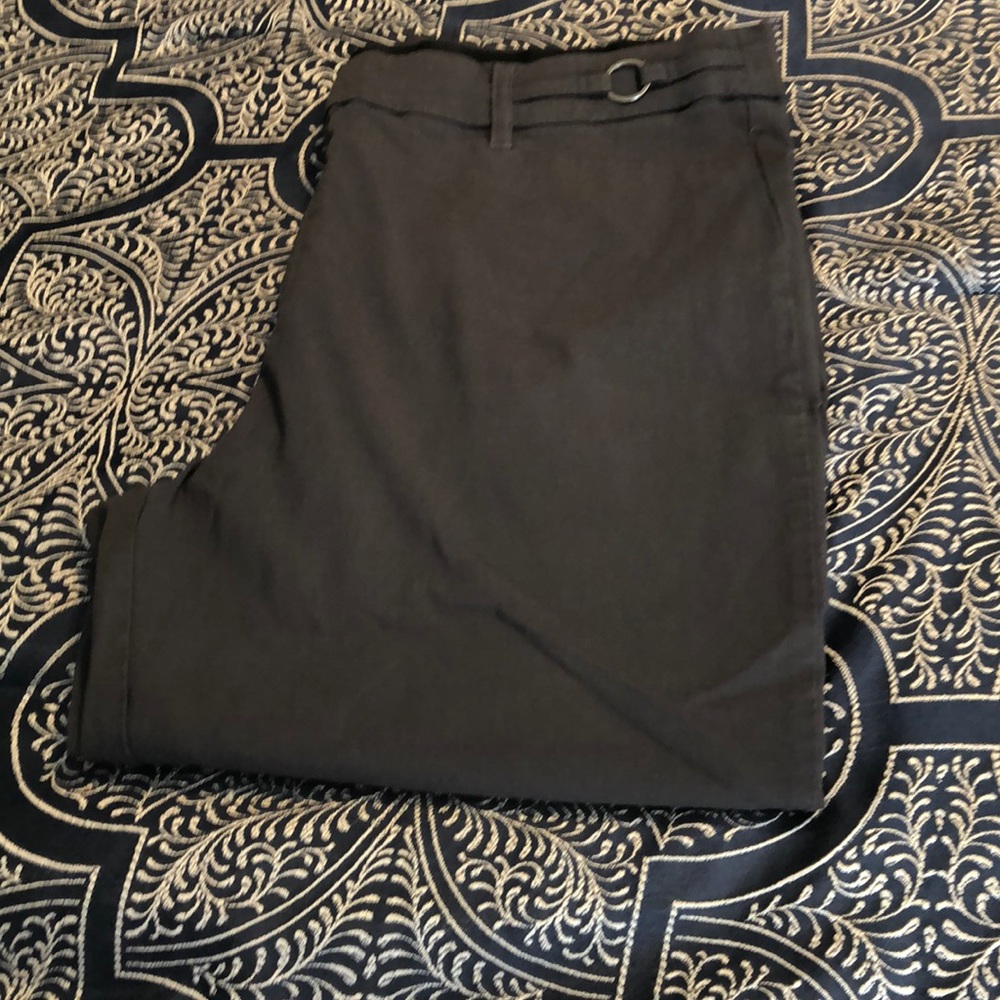 Maurices Gray Pull On Skinny Cropped Pant